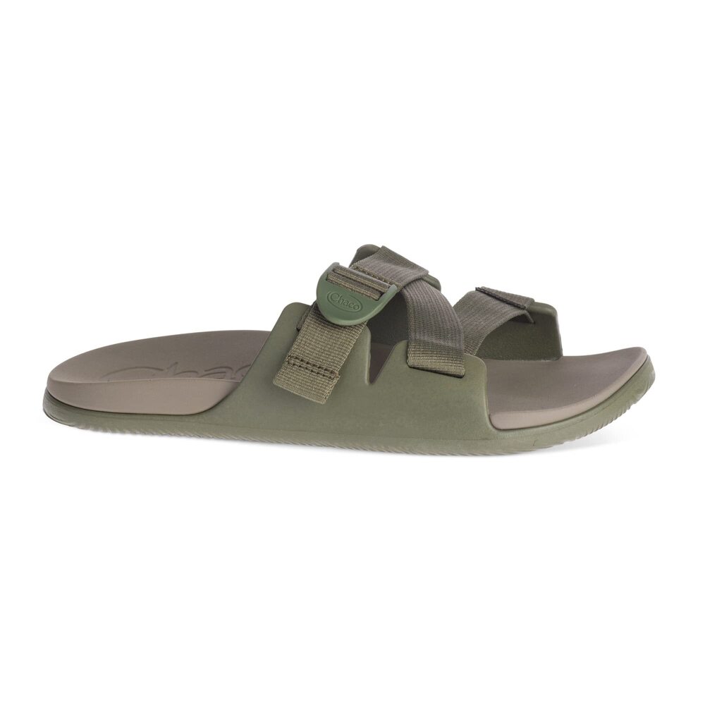 Chaco Men's Chillos Slide Sandal, FRET BLACK, 10 Medium